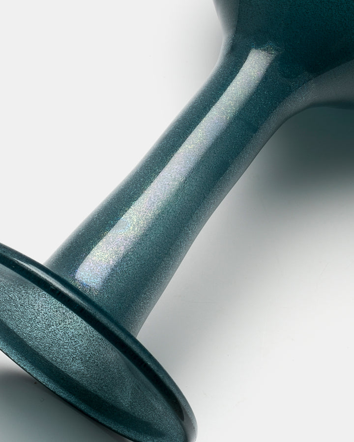 VASE(BLUE GREY CARBORUNDUM) H532