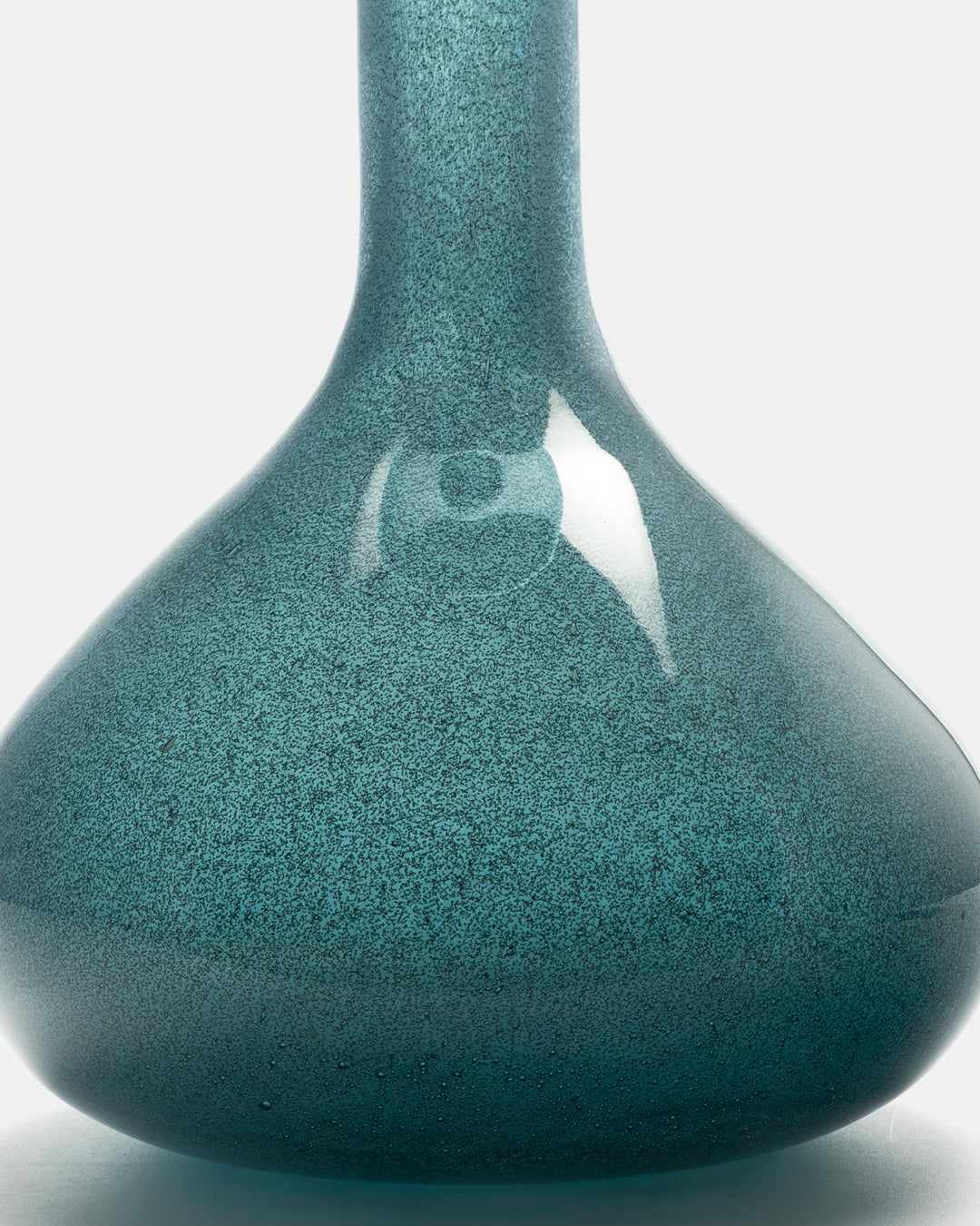 VASE(BLUE GREY CARBORUNDUM) H532