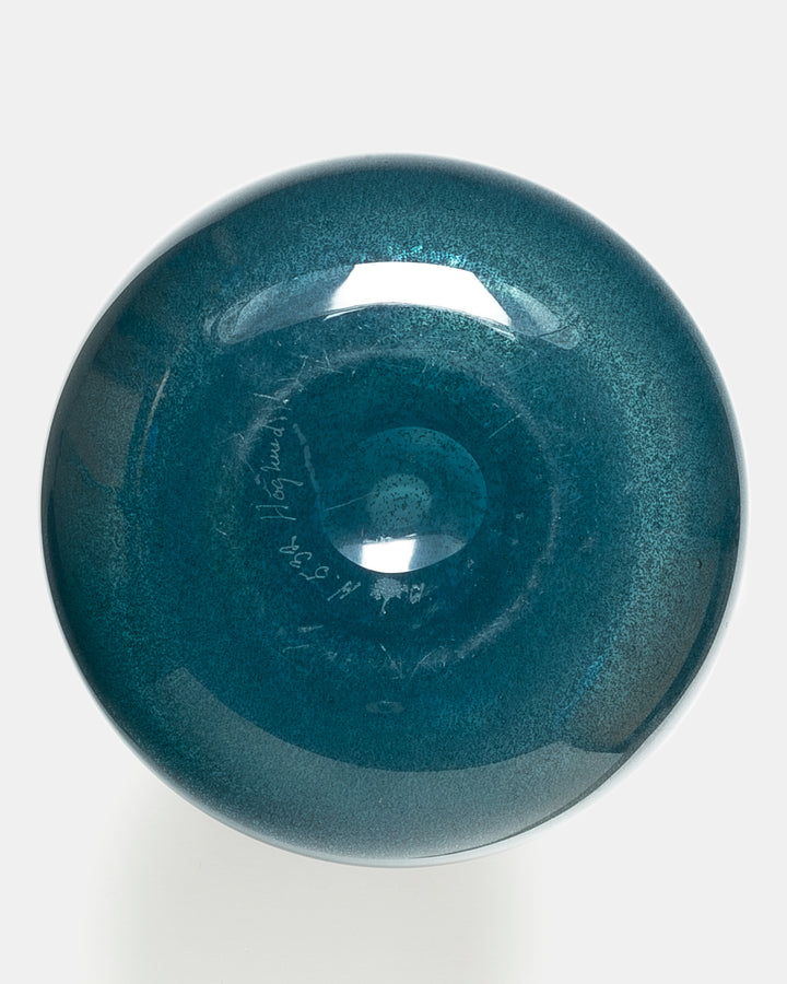 VASE(BLUE GREY CARBORUNDUM) H532