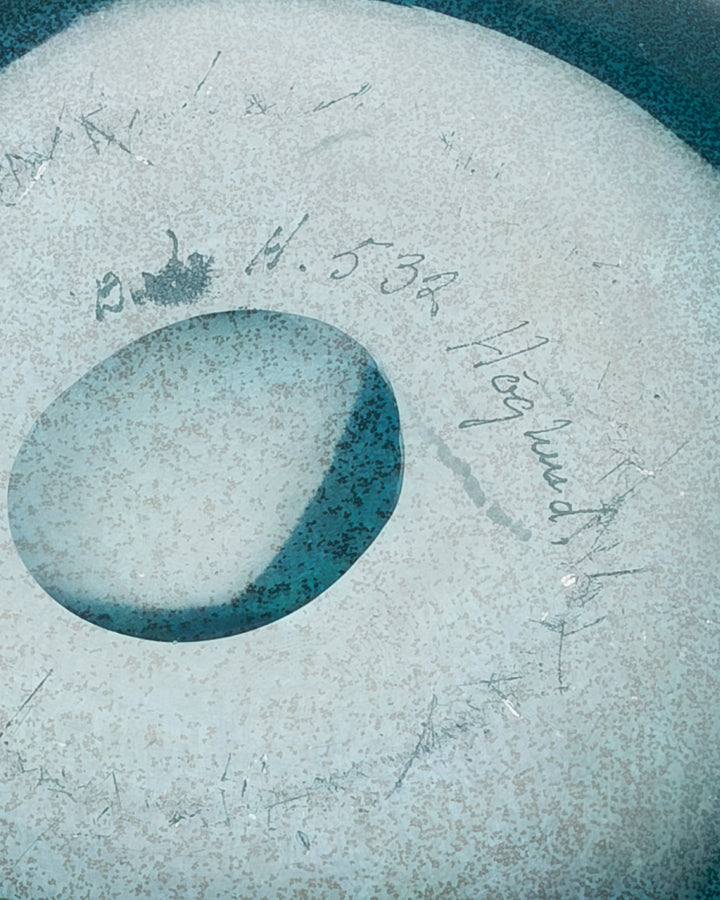 VASE(BLUE GREY CARBORUNDUM) H532