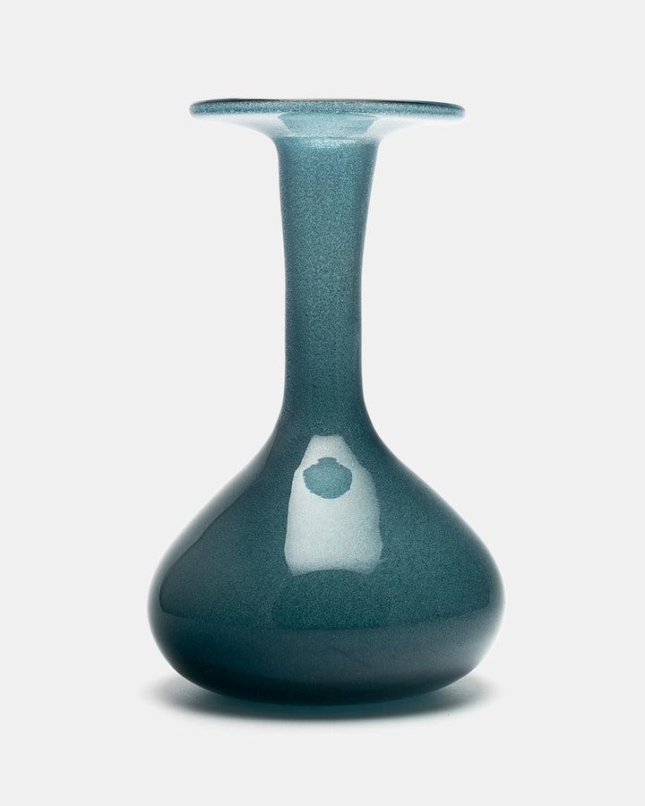 VASE(BLUE GREY CARBORUNDUM) H532