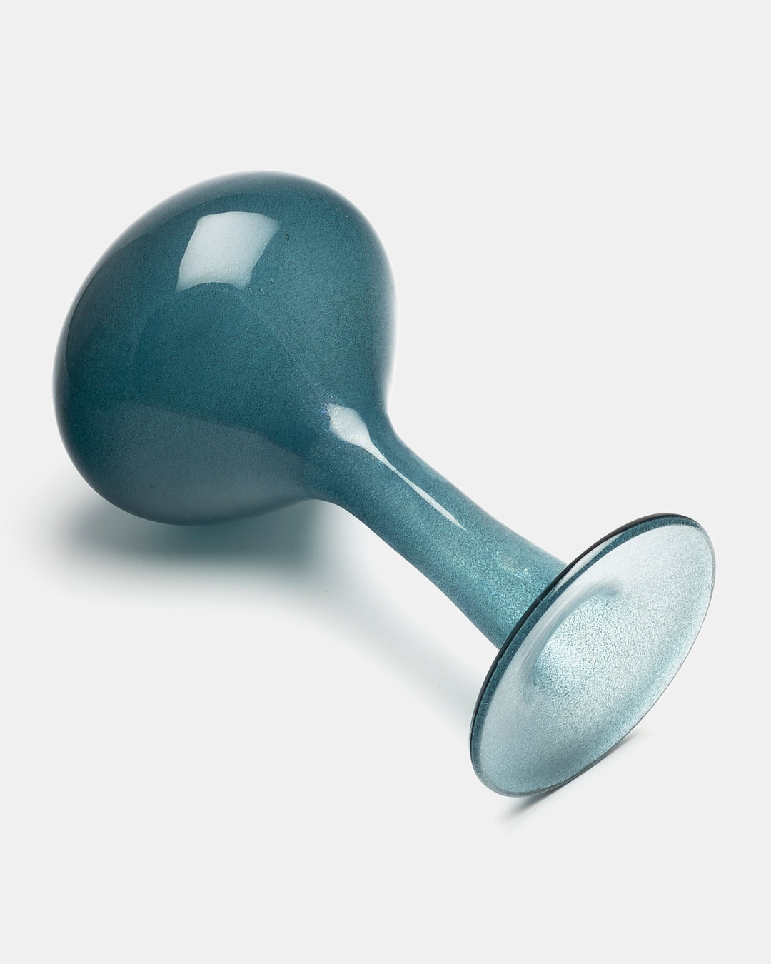 VASE(BLUE GREY CARBORUNDUM) H532