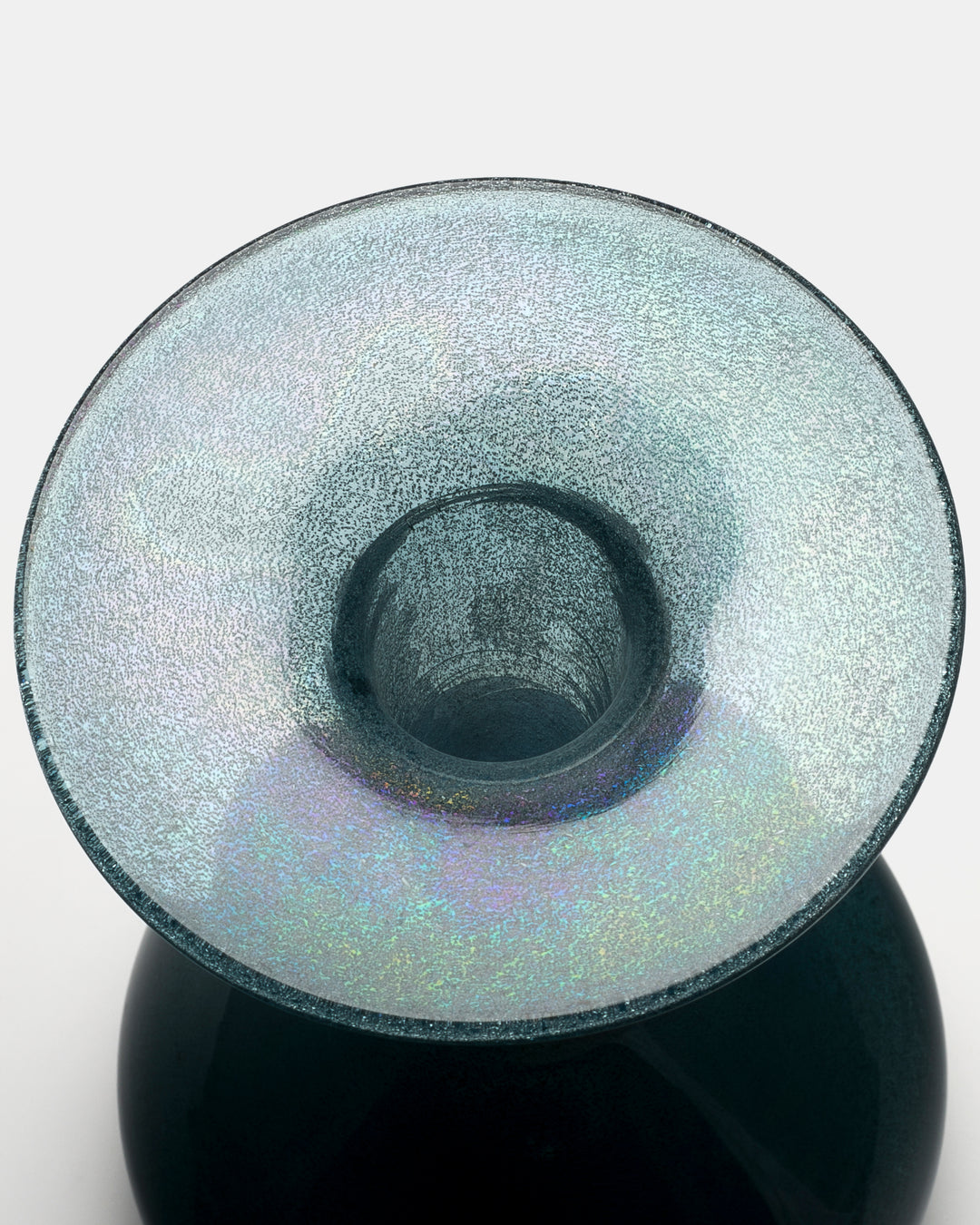 VASE(BLUE GREY CARBORUNDUM) H532