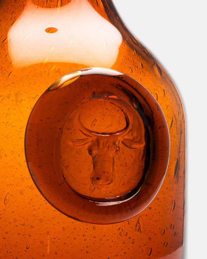 VASE(BROWN BUBBLED) H738