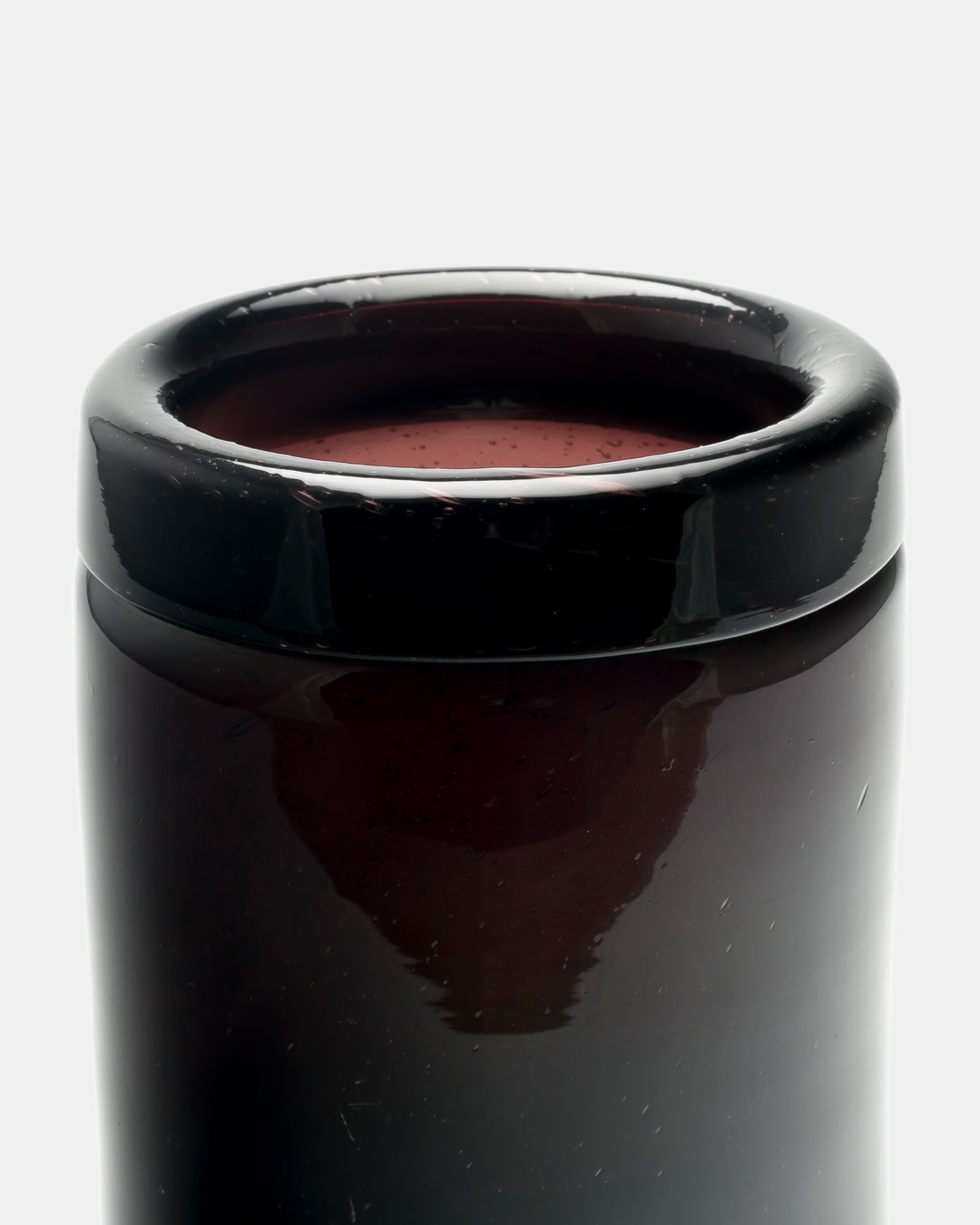 VASE(DARK PURPLE BUBBLED) H729