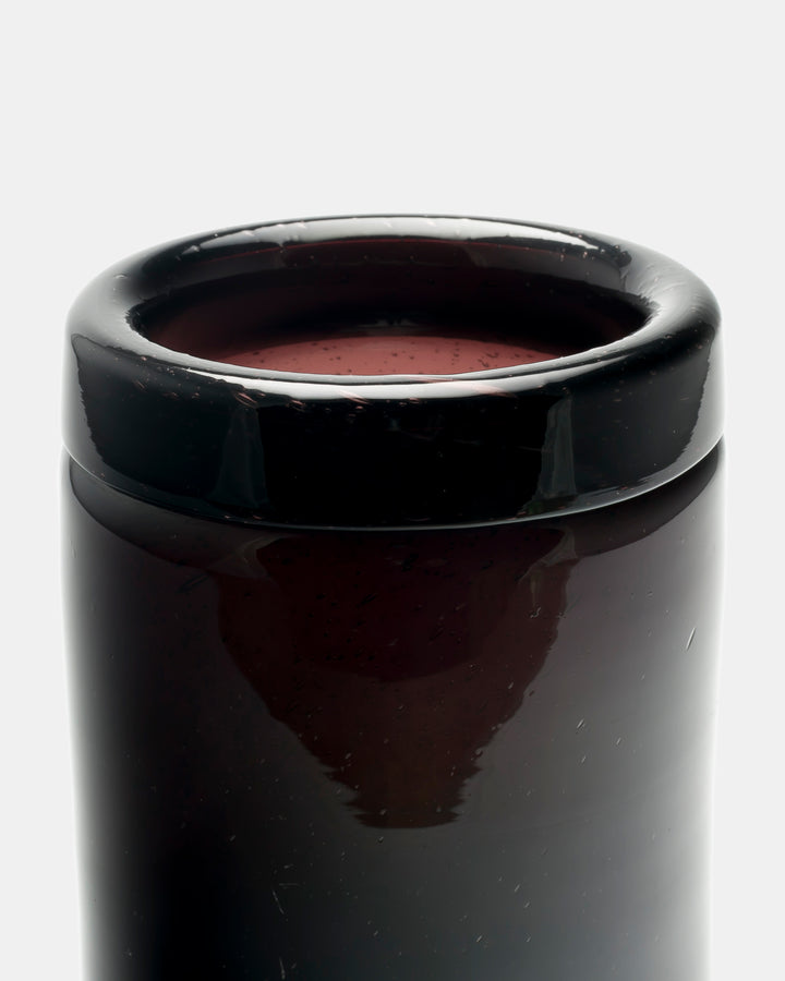 VASE(DARK PURPLE BUBBLED) H729