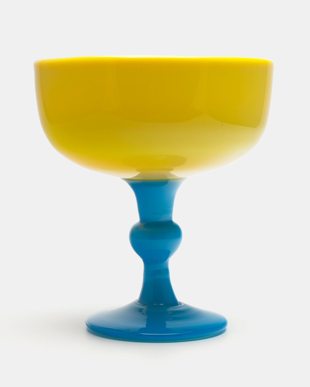 BOWL ON FOOT(YELLOW X OPAL BLUE) H1669