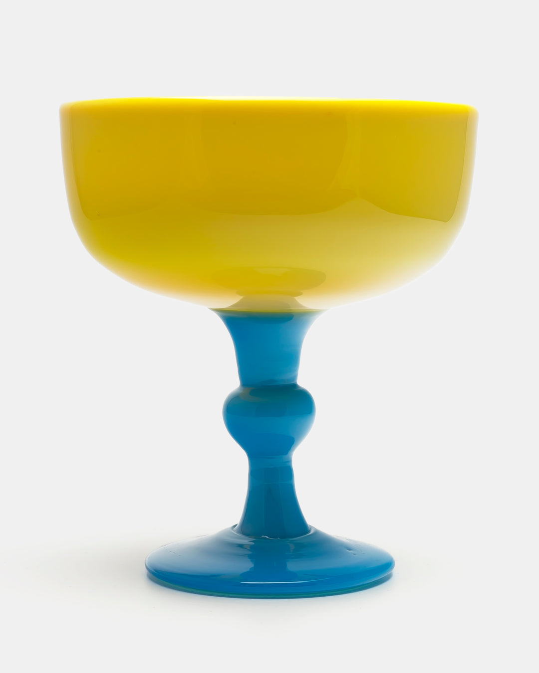 BOWL ON FOOT(YELLOW X OPAL BLUE) H1669