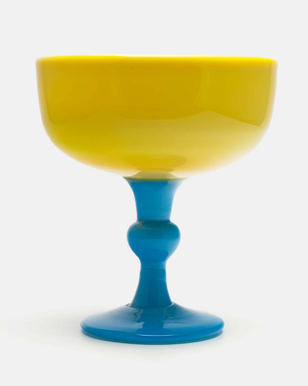 BOWL ON FOOT(YELLOW X OPAL BLUE) H1669