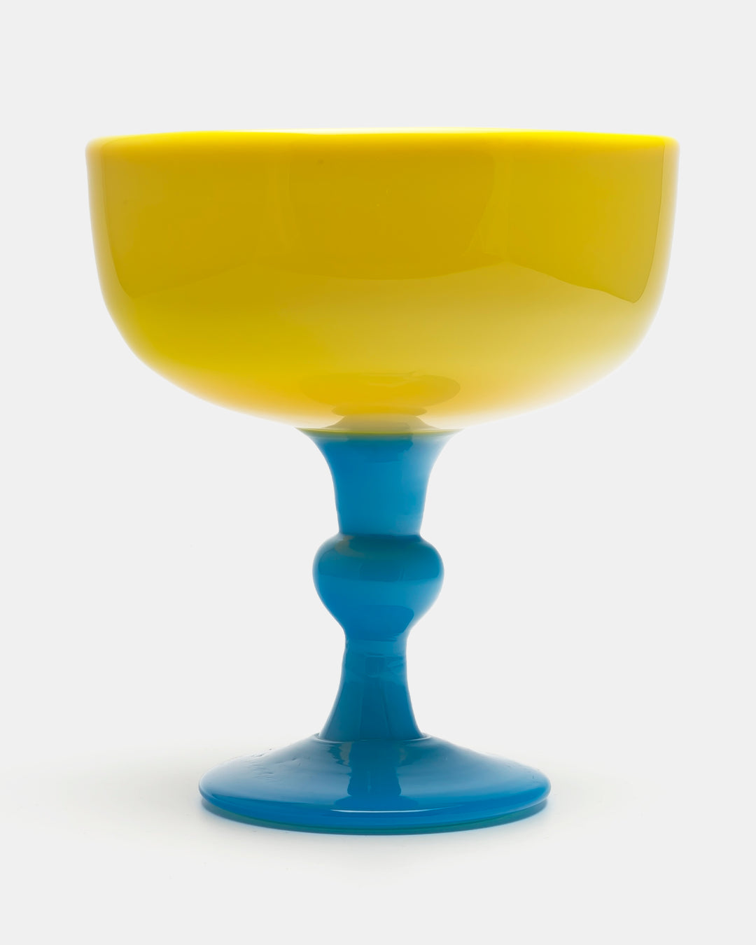 BOWL ON FOOT(YELLOW X OPAL BLUE) H1669