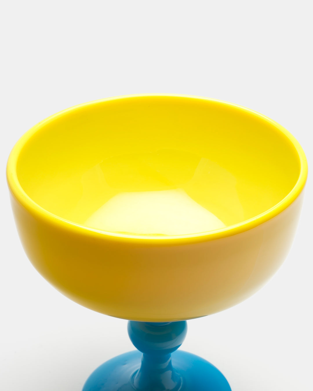 BOWL ON FOOT(YELLOW X OPAL BLUE) H1669