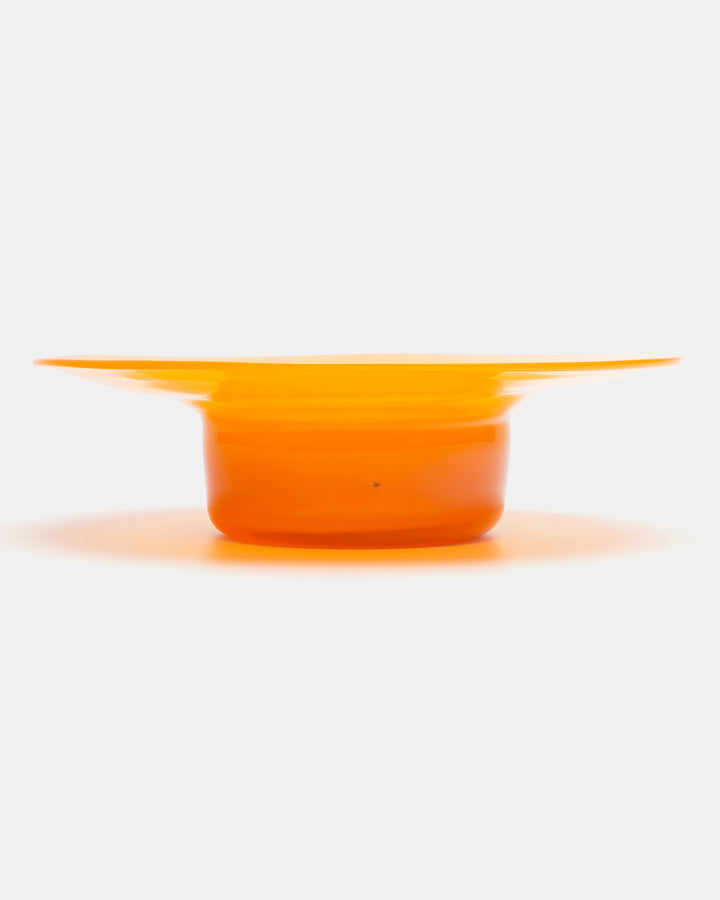 CANDLESTICK/BOWL(ORANGE) H1799