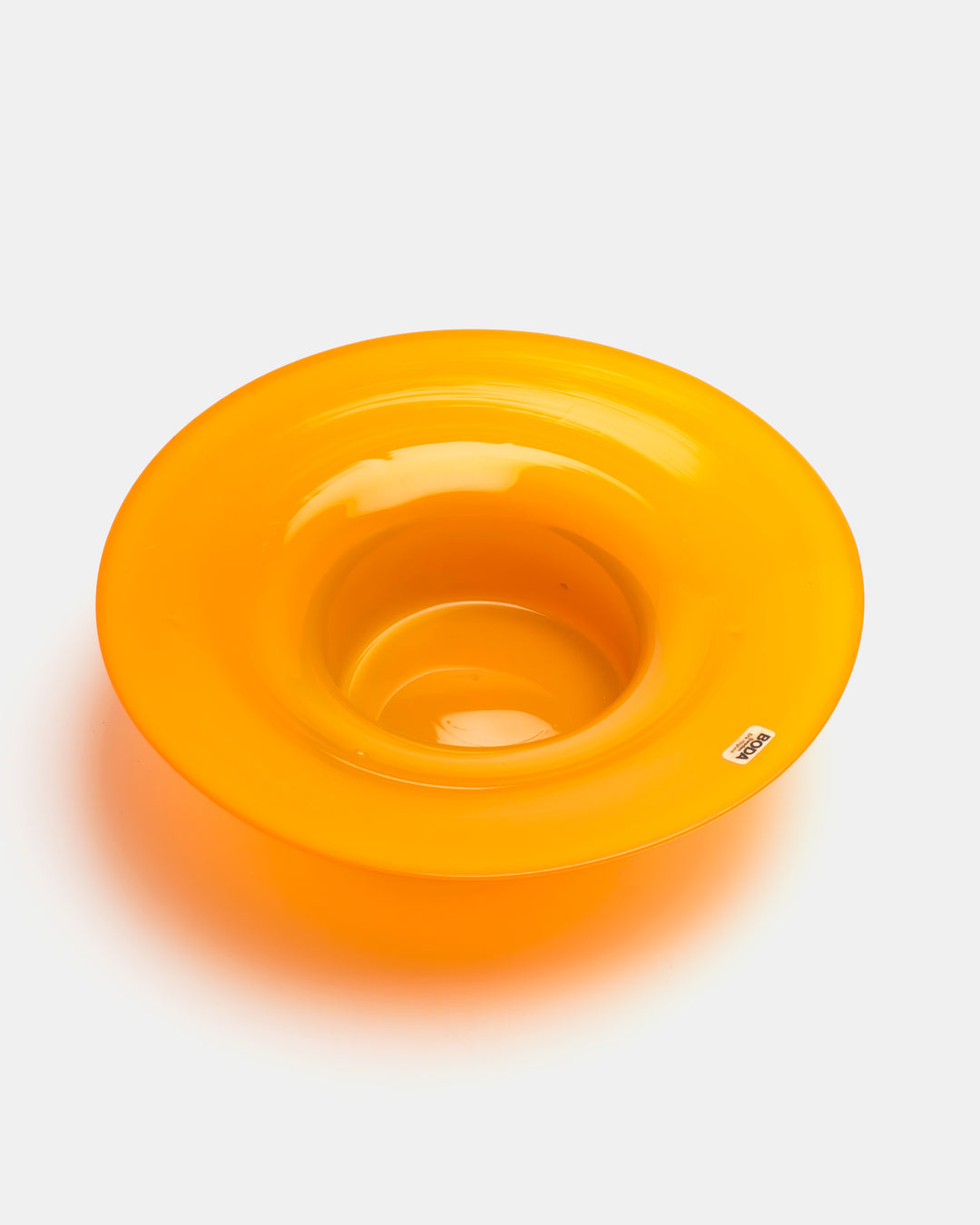 CANDLESTICK/BOWL(ORANGE) H1799