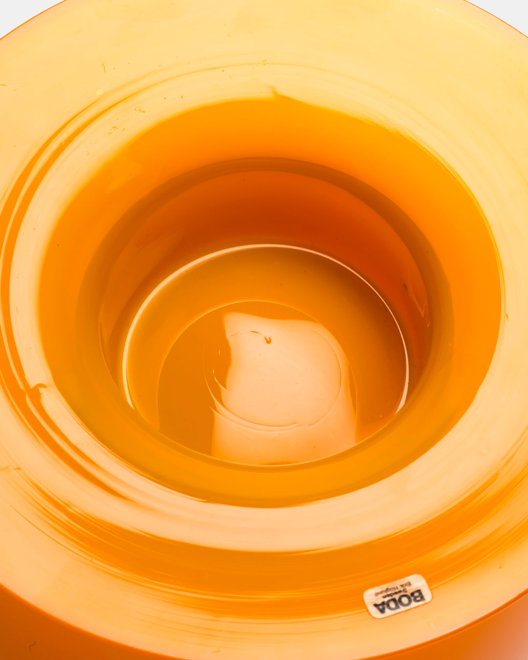 CANDLESTICK/BOWL(ORANGE) H1799