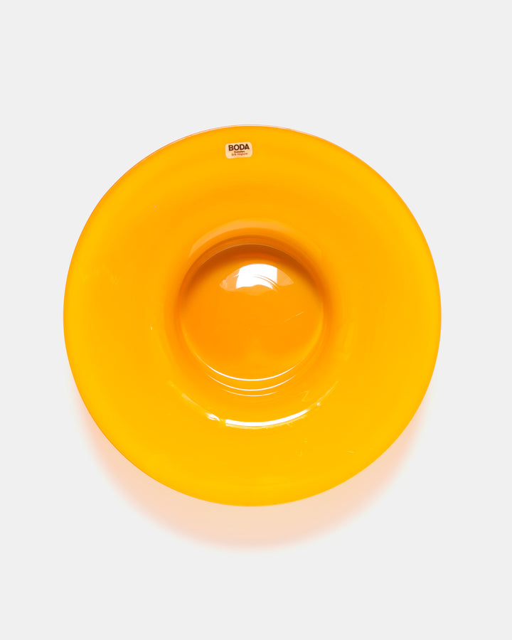 CANDLESTICK/BOWL(ORANGE) H1799