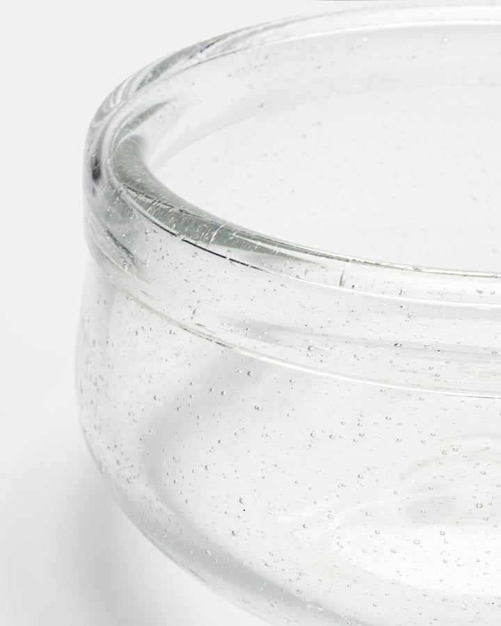 BOWL(CLEAR BUBBLED) H2153