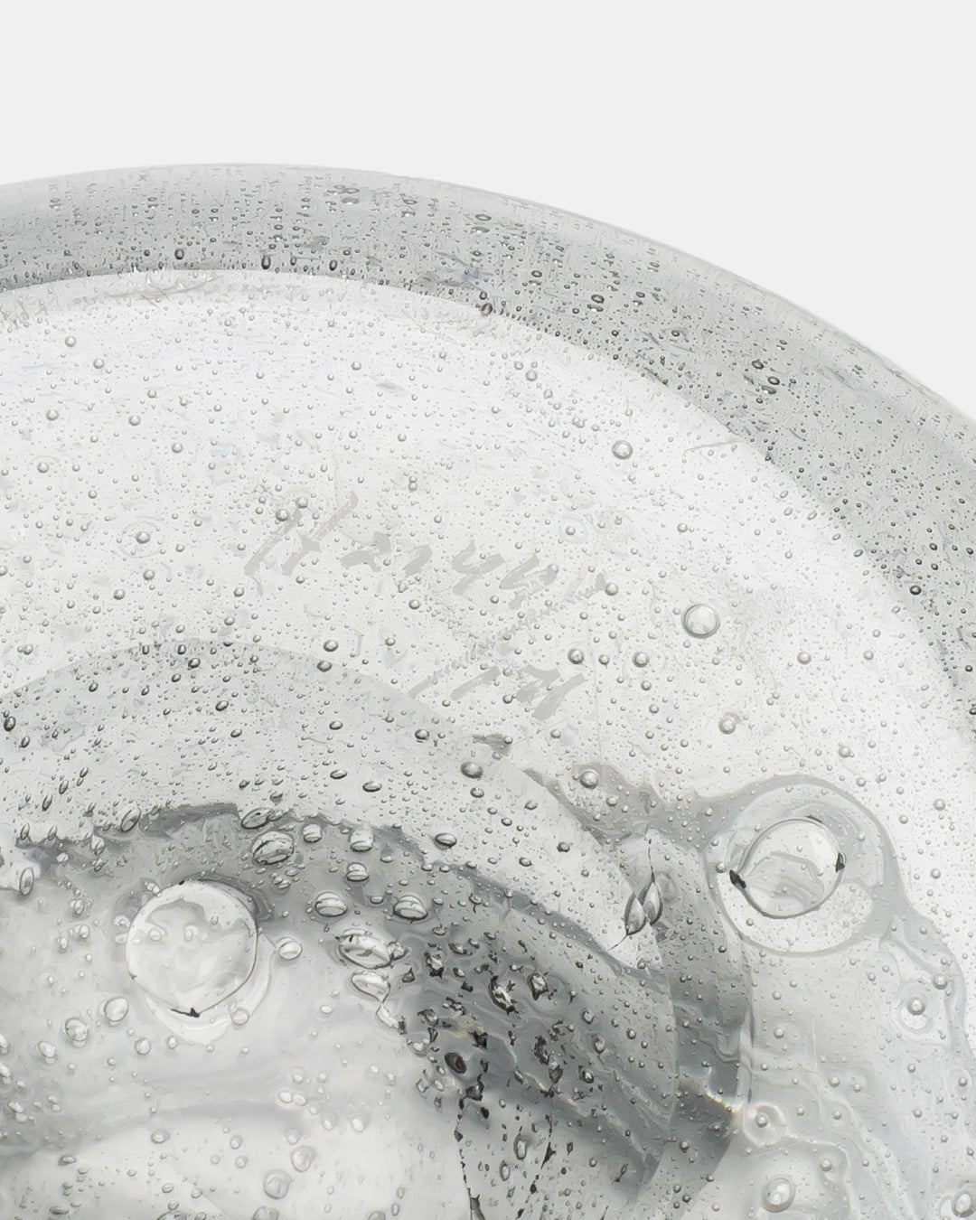 BOWL(CLEAR BUBBLED) H2146