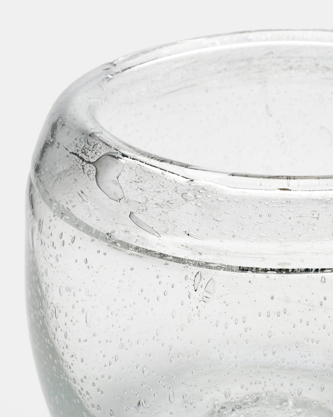 BOWL(CLEAR BUBBLED) H2146