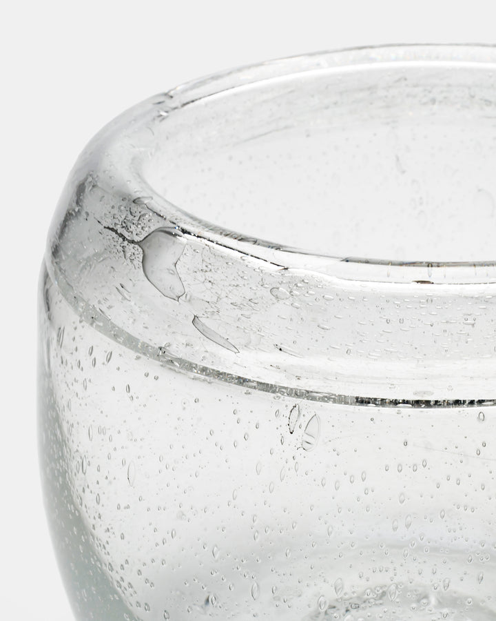 BOWL(CLEAR BUBBLED) H2146