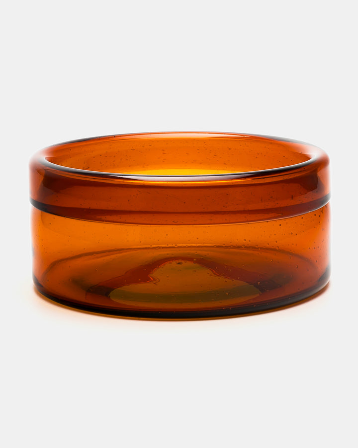 BOWL(BROWN BUBBLED) H1207