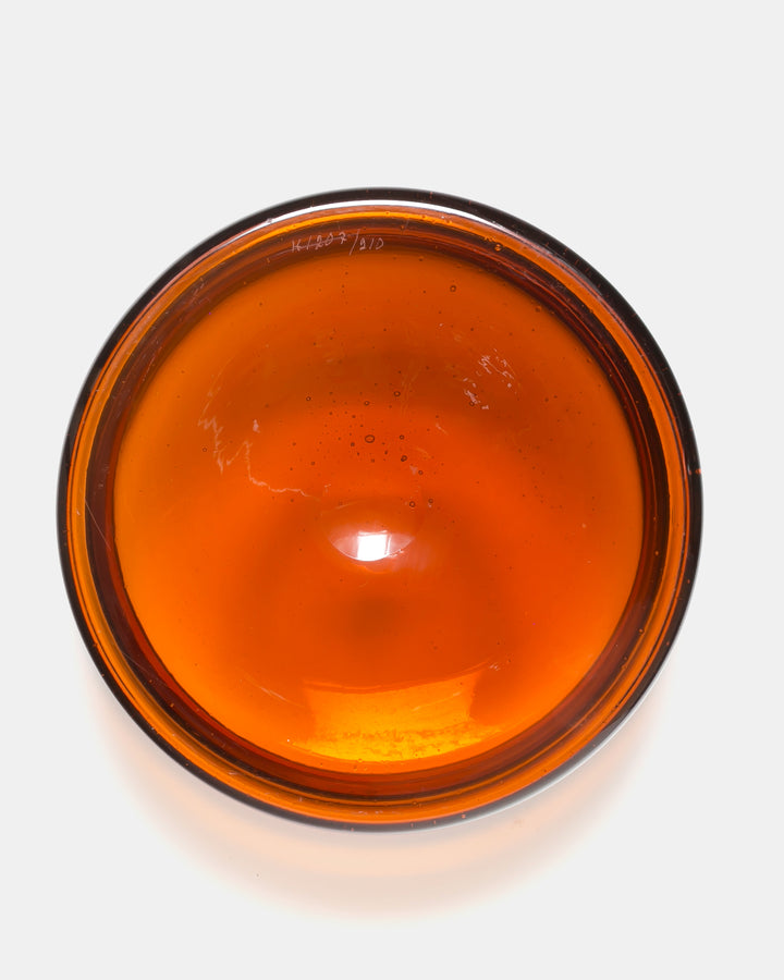 BOWL(BROWN BUBBLED) H1207