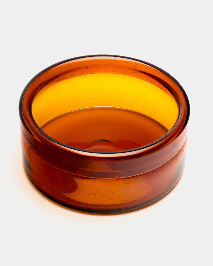 BOWL(BROWN BUBBLED) H1207