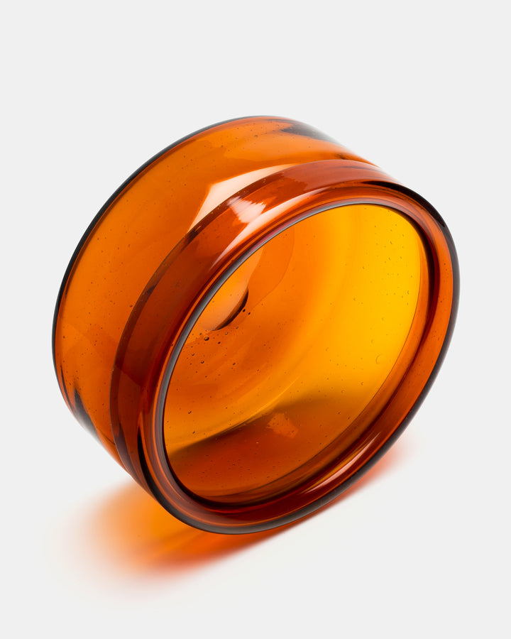 BOWL(BROWN BUBBLED) H1207