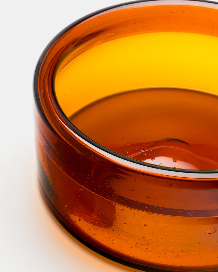 BOWL(BROWN BUBBLED) H1207