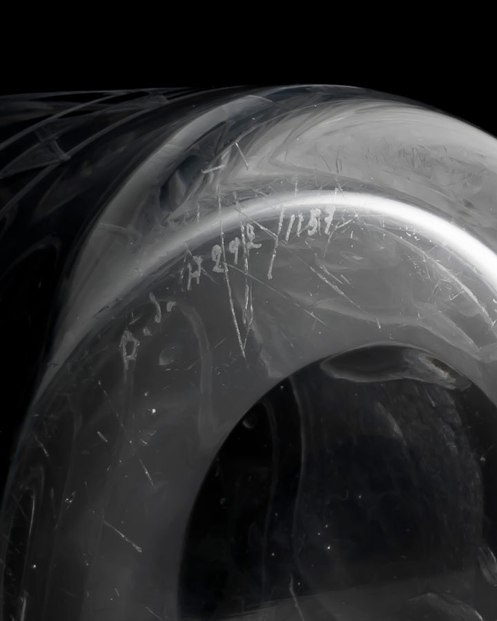 ENGRAVED VASE(CRYSTAL) H272