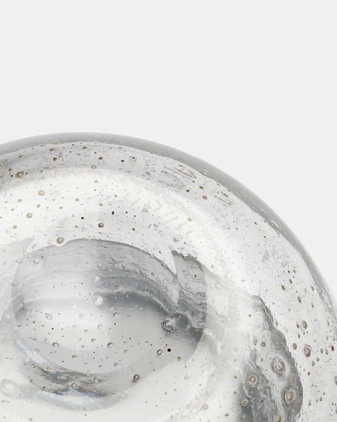 BOWL(CLEAR BUBBLED) H2155