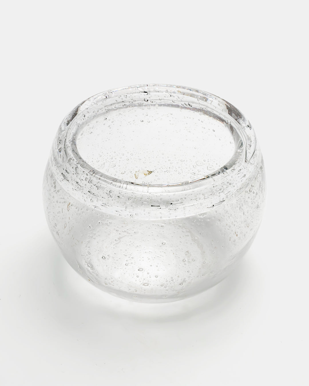BOWL(CLEAR BUBBLED) H2155