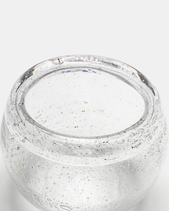 BOWL(CLEAR BUBBLED) H2155