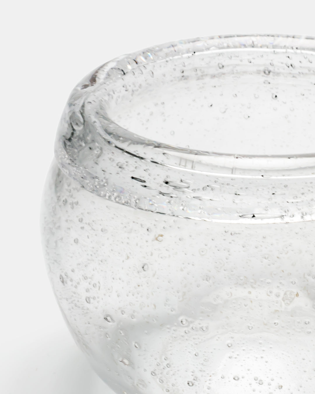 BOWL(CLEAR BUBBLED) H2155