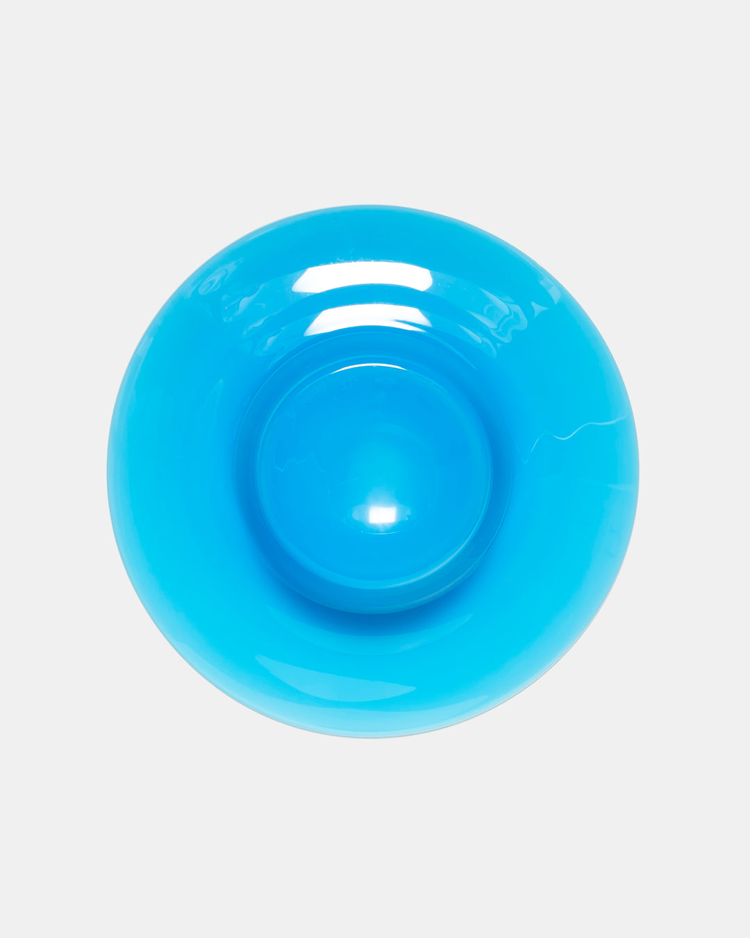 CANDLESTICK/BOWL(OPAL BLUE) H1799