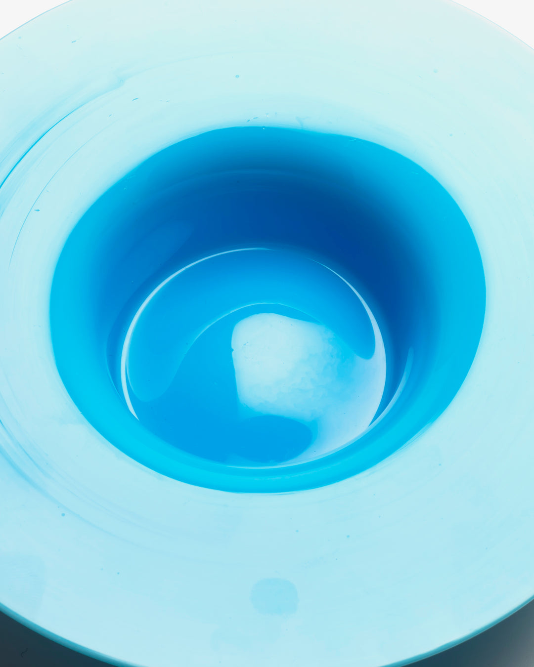 CANDLESTICK/BOWL(OPAL BLUE) H1799