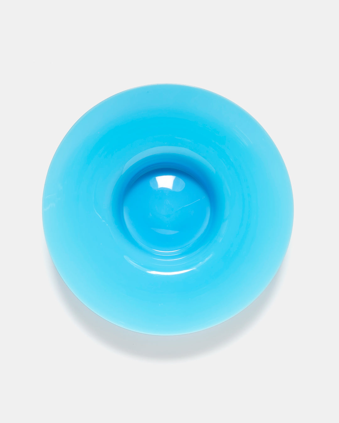CANDLESTICK/BOWL(OPAL BLUE) H1799