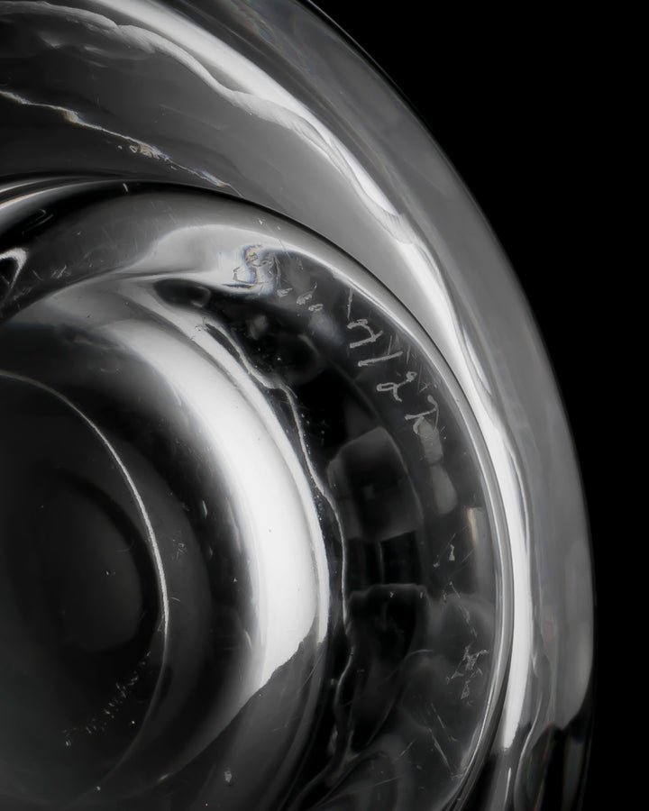 ENGRAVED BOWL(CRYSTAL) H122