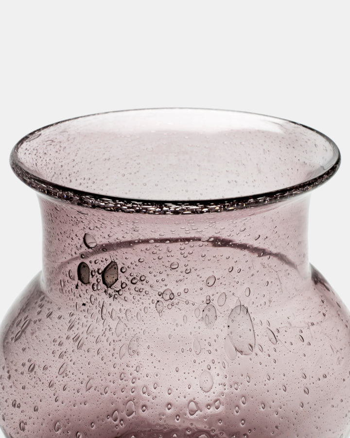 VASE(PURPLE BUBBLED) H1054