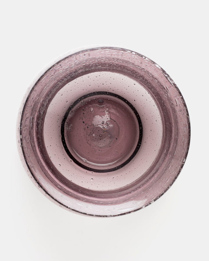 VASE(PURPLE BUBBLED) H1054