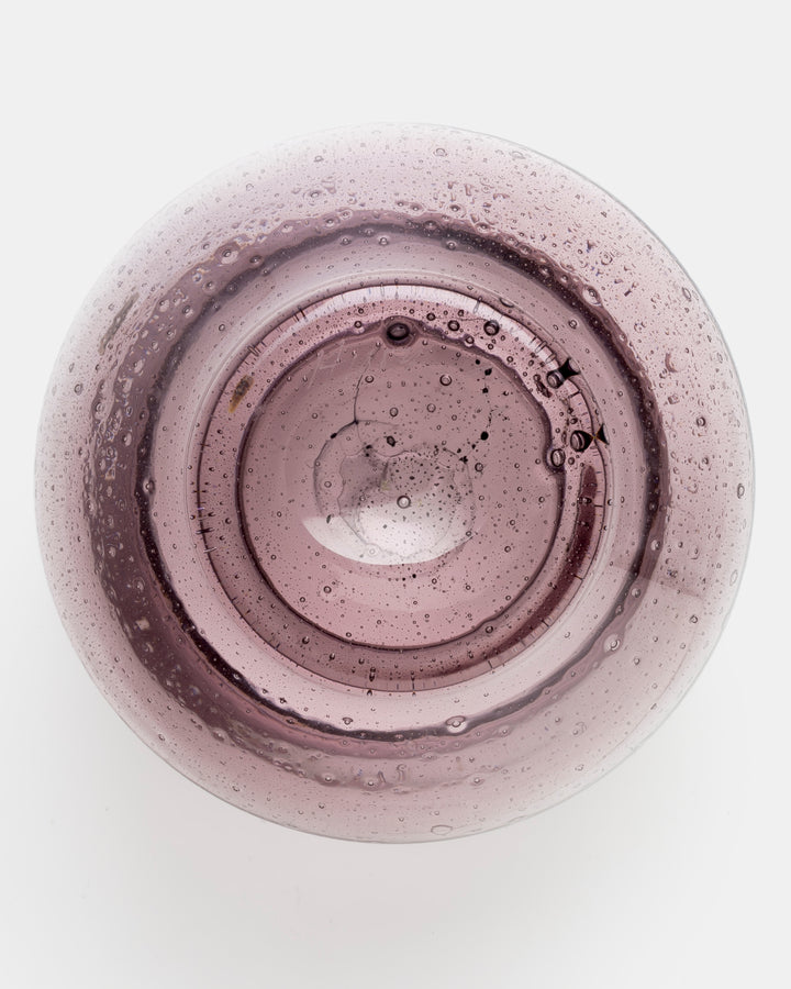 VASE(PURPLE BUBBLED) H1054