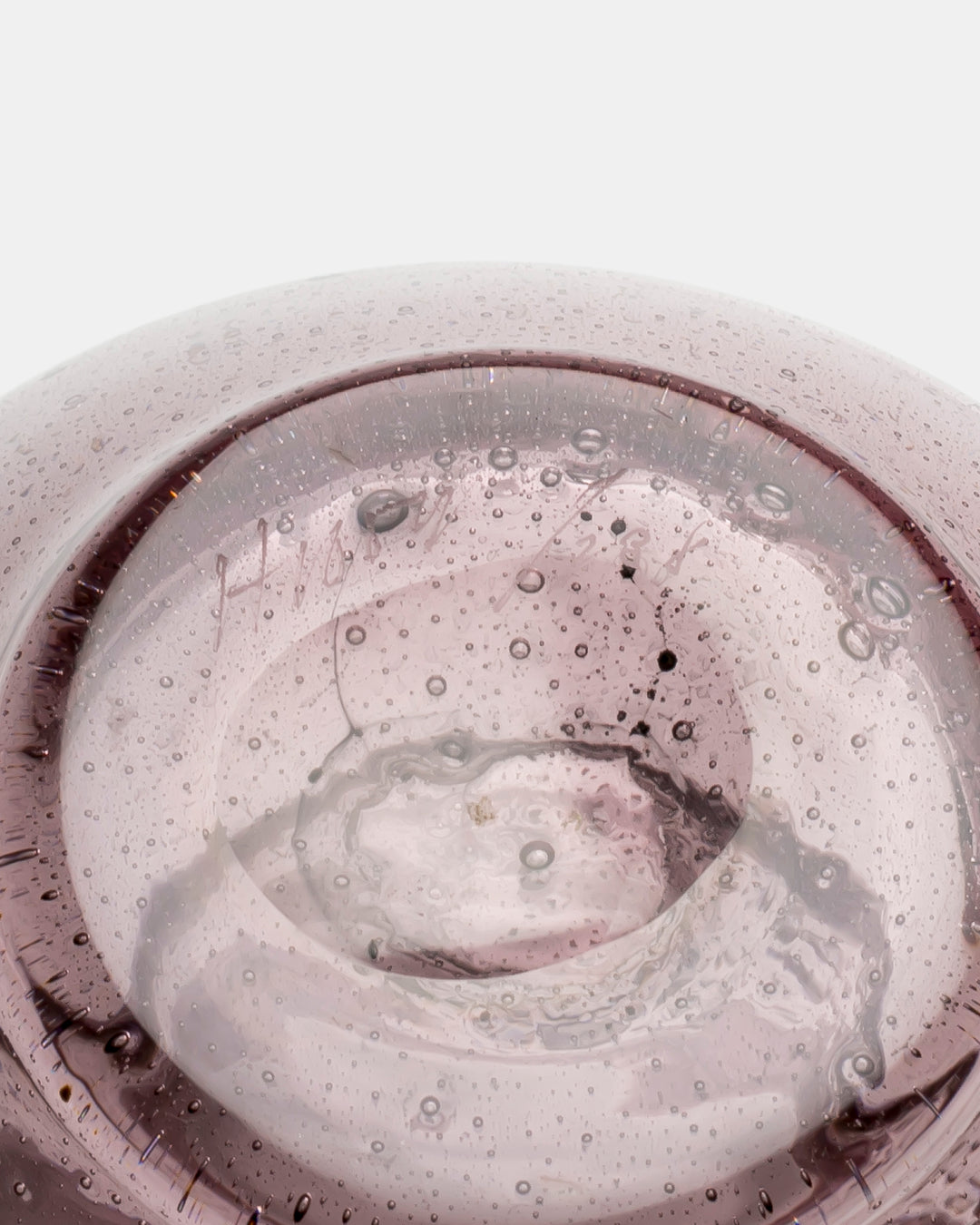 VASE(PURPLE BUBBLED) H1054