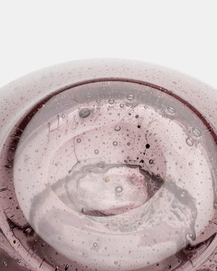 VASE(PURPLE BUBBLED) H1054