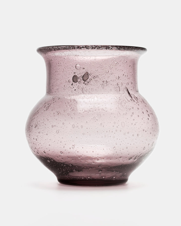 VASE(PURPLE BUBBLED) H1054