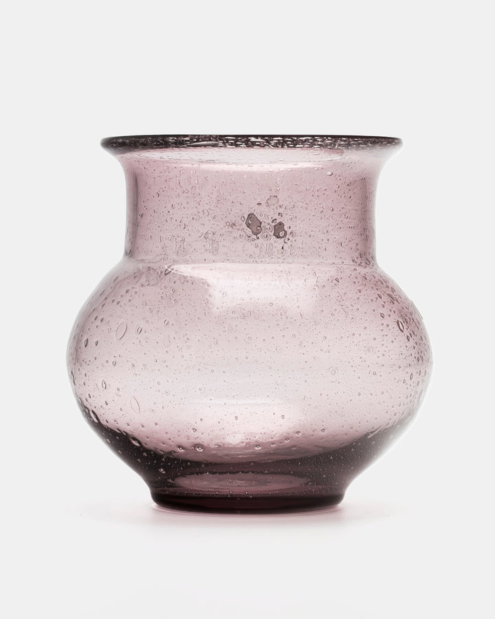 VASE(PURPLE BUBBLED) H1054
