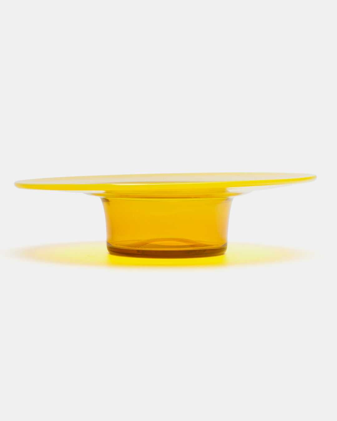 CANDLESTICK/BOWL(YELLOW) H1799