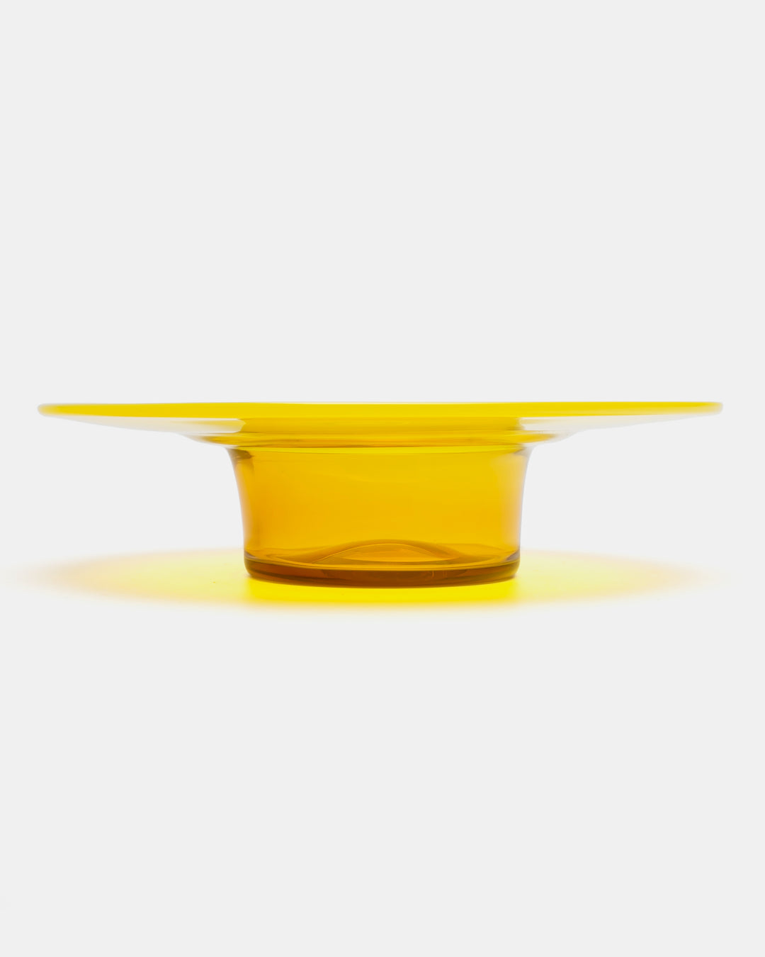 CANDLESTICK/BOWL(YELLOW) H1799