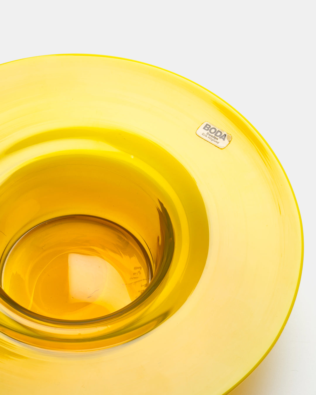 CANDLESTICK/BOWL(YELLOW) H1799