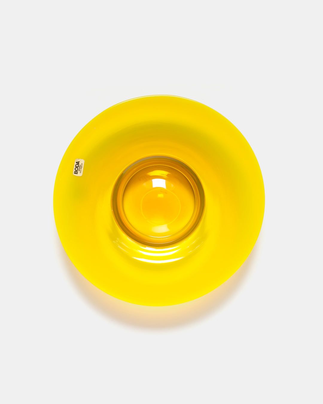 CANDLESTICK/BOWL(YELLOW) H1799