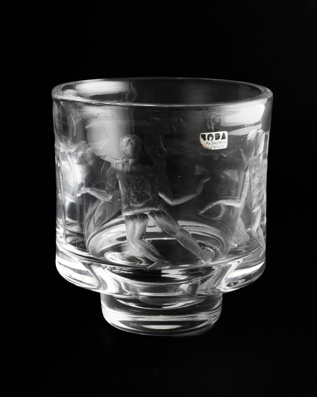 ENGRAVED VASE(CRYSTAL) H1184