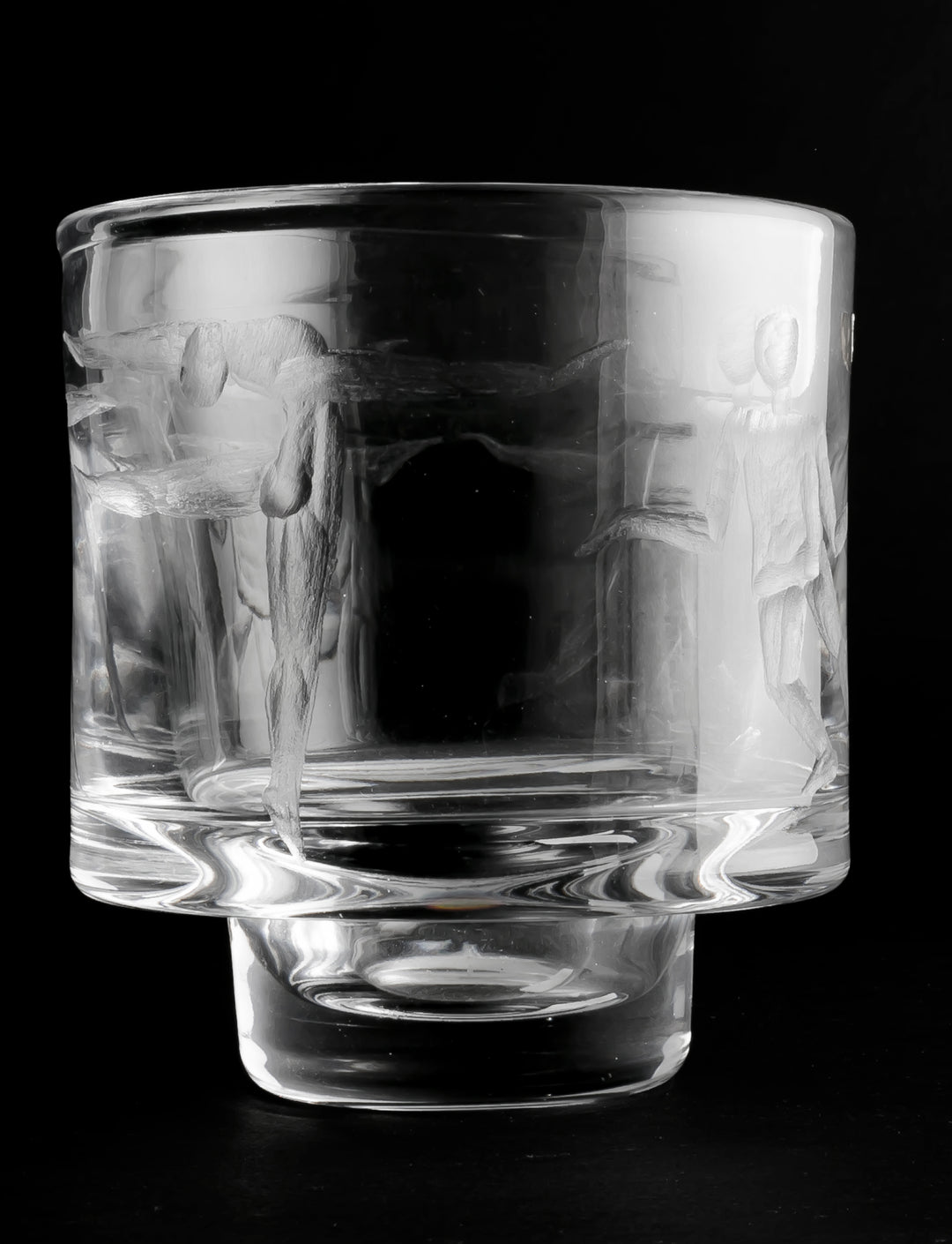 ENGRAVED VASE(CRYSTAL) H1184